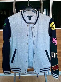 Dámska sivá bomberka- bunda, mikina