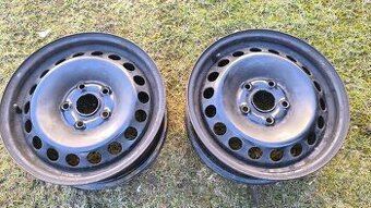VW - 2x disk 6Jx15, 2x zimné pneu 195/65 R15