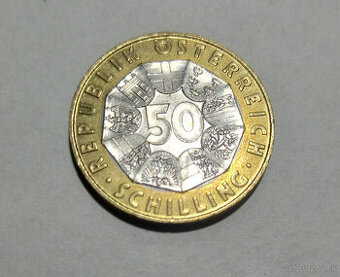 Rakúsko 50 schilling, 1997 100th Anniversary - Wiener Secess