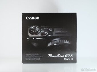 Canon G7 X Mark III Novy