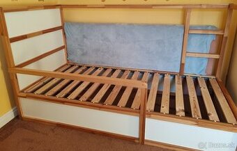 Poschodova postel 90cm x 200 cm KURA