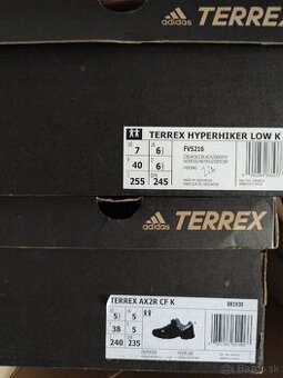 Nosené turistické Adidas Terrex, veľ. 38