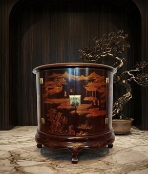 Orientálny skvost u vás doma: Ručne zdobená čínska skrinka