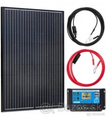 Fotovoltaicky panel s meničom 12v 110w - 1