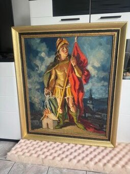 Obraz olejomaľba na plátne rok 1940 je aj podpísaný