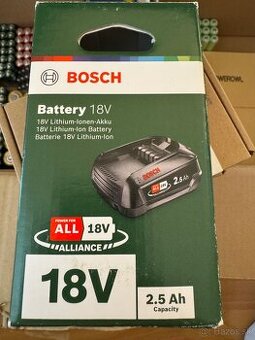 Predam novu Bosch Náhradná batéria 18 V/2,5 Ah