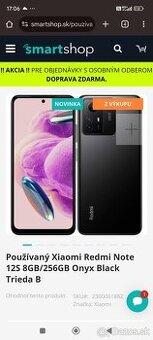 XIAOMI REDMI NOTE 12S
