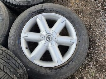 zimní Alu kola Nissan 5x114.3 + pneu Dunlop 225/65