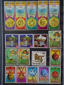 Pekná zbierka známok ŠPORT 2