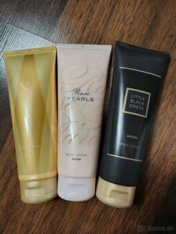 3x parfumovane telove mlieko Avon