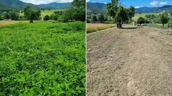 Mulčovanie, kosenie , čistenie pozemkov, štiepkovanie