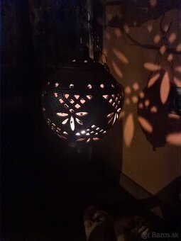 Orientálny keramický lampáš na zavesenie