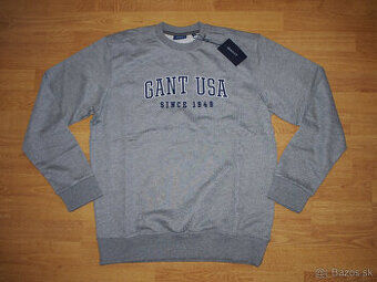 Gant pánska mikina šedá