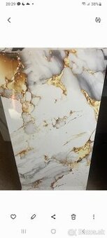 Dlažba lesklá zlatá 60x120