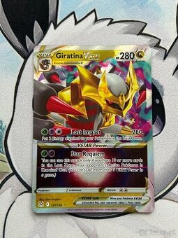 Giratina Vstar, Pokemon karty