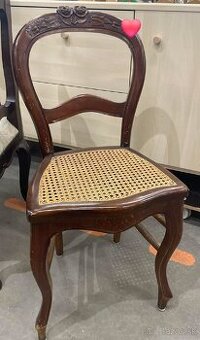 RB35. Vintage stolicka, crevo, vyplet,