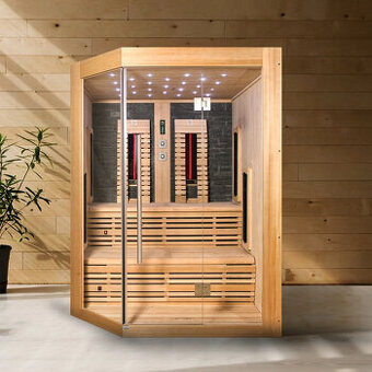 Sanotechnik Kiruna infrasauna pre 3-4 osoby, 160x160cm