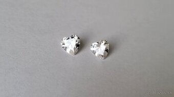 Syntetické Zirkóny, srdce (7 x 7 mm) 5 ks