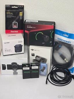 Predám stream/vlog set v záruke (Sony ZV-E10, Viltrox,...)