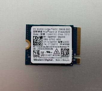 SSD Western Digital PC SN530 256 GB M.2 2230 NVMe