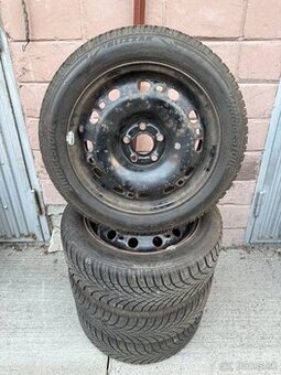 Zimne pneumatiky 185/55 R15 na diskoch 5x100 Fabia