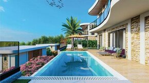 TURECKO: Luxusné 2 poschodové vily v Kargicaku, Alanya,Turec