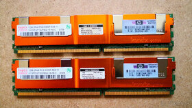 Serverová RAM 2x Hynix 1GB DDR2-667MHz PC2-5300 ECC Fully Bu