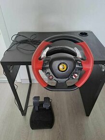 Ferrari volant s pedálmi k X-boxu + stolík
