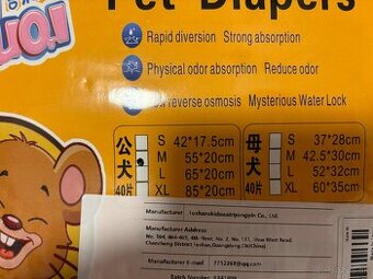 Plienky pre psa