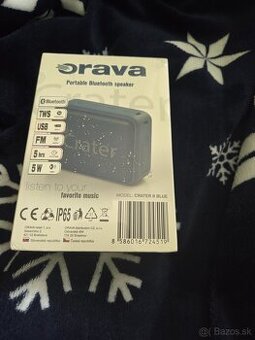 Orava crater 8 modrý bluetooth A2dp usb vstup reproduktor ne