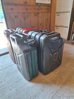 Plechové kanistre 20l - 1