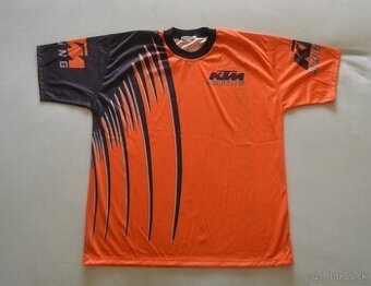Kvalitné tričko KTM oranžové čierne