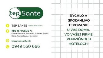 Tepsante- Tepovanie u vás doma, vo firmách, penziónoch