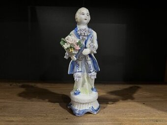 Retro čínska porcelánová soška