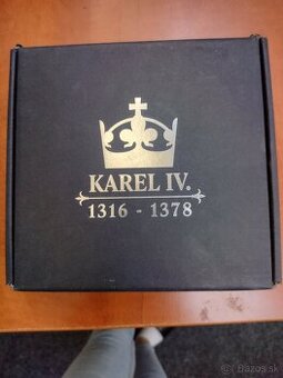 STRIEBORNÁ MINCA KAREL IV.