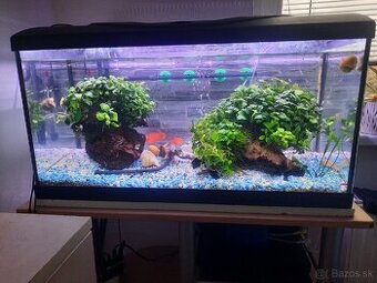 Akvárium 120 l komplet zabehnuté.✅️