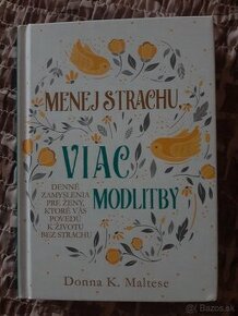Menej strachu, viac modlitby od Donna K. Maltese