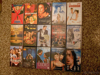1 euro/kus - VHS videokazety originálne český dabing