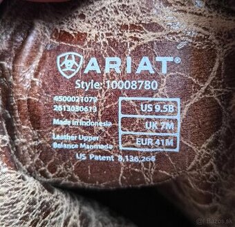 Kožené Western čižmy.