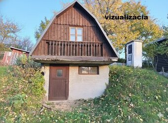 Predaj - záhrada s rozostavanou tehlovou chatou na okraji St