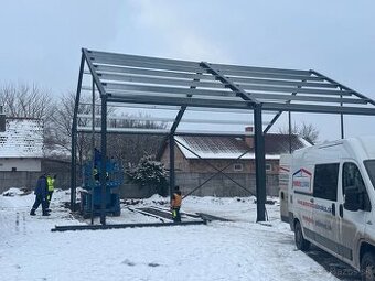 Konštrukcia haly 12x12x4m