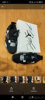 🔥 Nike Air Jordan 4 Retro Thunder Black & White 🔥