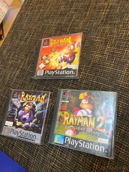 PlayStation 1 3x Rayman (Rayman, Rayman 2, Rayman Rush) PS1