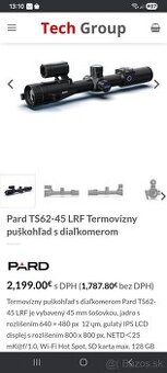 Pard termovizny puskohlad