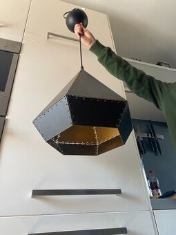 Kovová závesná lampa - Industrial style