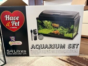 Predám 54l akvárium so skrinkou