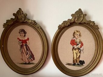 ručne vyšívané gobelíny