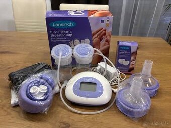 Odsávačka Lansinoh 2v1