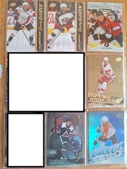 Hokejové kartičky inserty