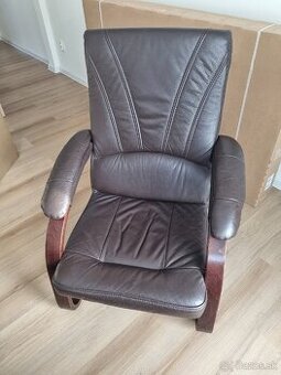 Predam kozene kreslo (2x)